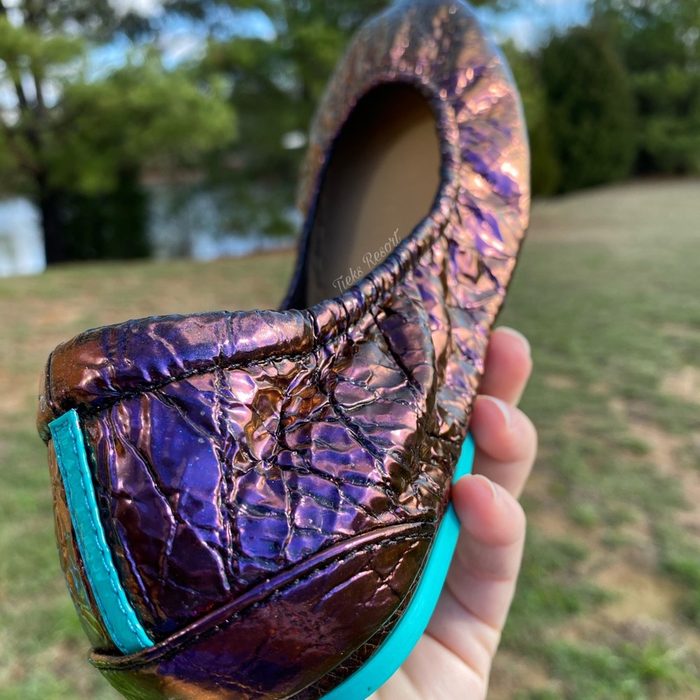 New Size 10 Custom Patent Tieks